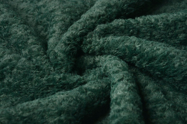 Harige Bont Esperanto Donker Zeegroen