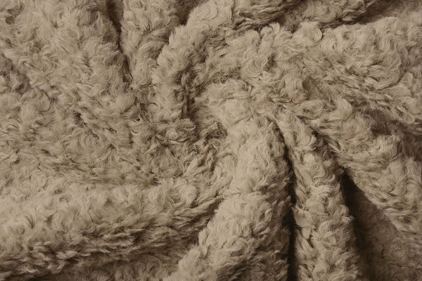 Harige Bont Esperanto Donker Beige