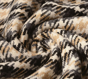 Woven Woolen Fabric Check Grey Woven Woolen Fabric Check Grey