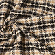Woven Woolen Fabric Check Grey