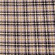 Woven Woolen Fabric Check Lilac