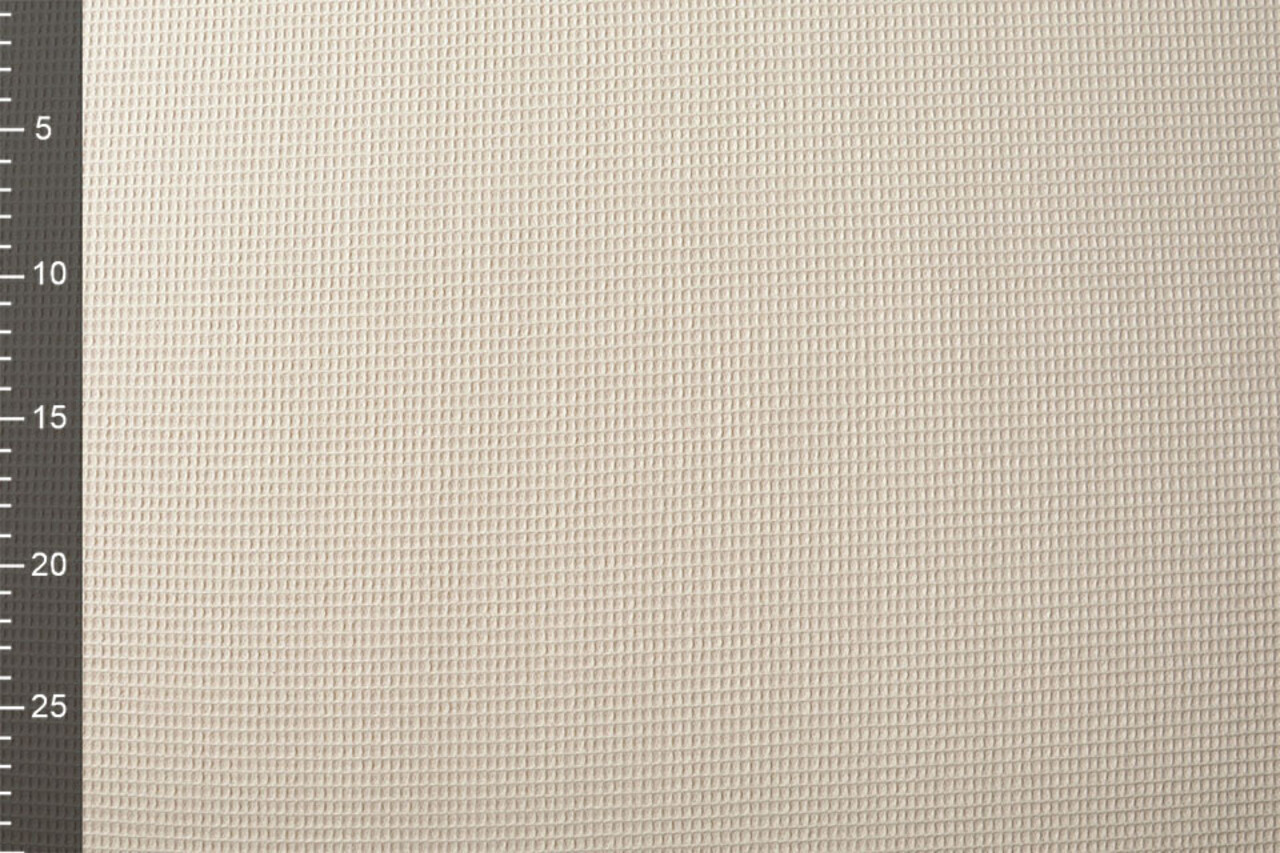Oeko-Tex®  Mini Waffelpiqué Baumwolle Hellbeige Oeko-Tex®  Mini Waffelpiqué Baumwolle Hellbeige