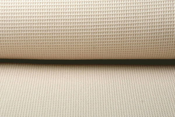 Oeko-Tex® Mini Nid d’Abeille Coton Beige Clair Oeko-Tex® Mini Nid d’Abeille Coton Beige Clair