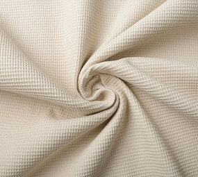 Oeko-Tex®  Mini Wafel Katoen Licht Beige Oeko-Tex®  Mini Wafel Katoen Licht Beige
