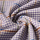 Woven Woolen Fabric Fine Check Lilac