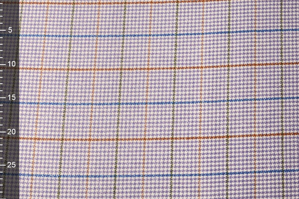 Woven Woolen Fabric Fine Check Lilac Woven Woolen Fabric Fine Check Lilac