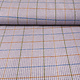 Woven Woolen Fabric Fine Check Lilac