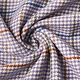 Woven Woolen Fabric Fine Check Lilac