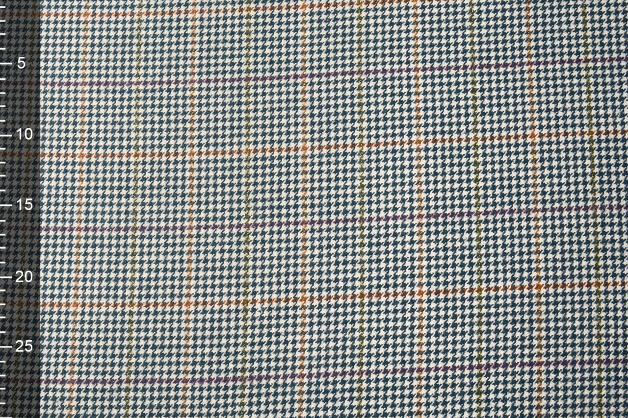 Woven Woolen Fabric Fine Check Jeans