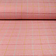 Woven Woolen Fabric Fine Check Pink