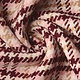 Woven Woolen Fabric Check Pink