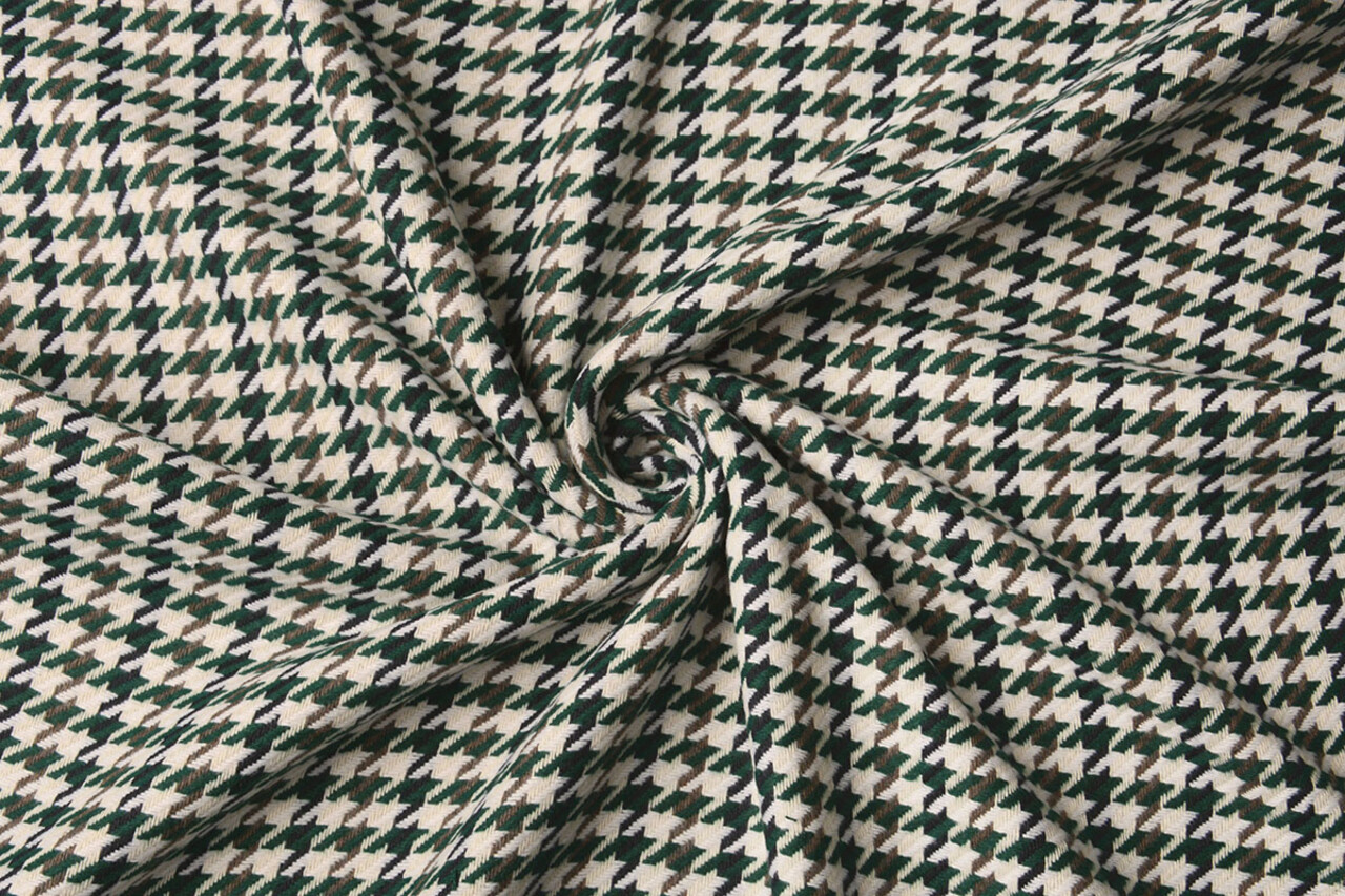 Pied de Poule Bottle Green