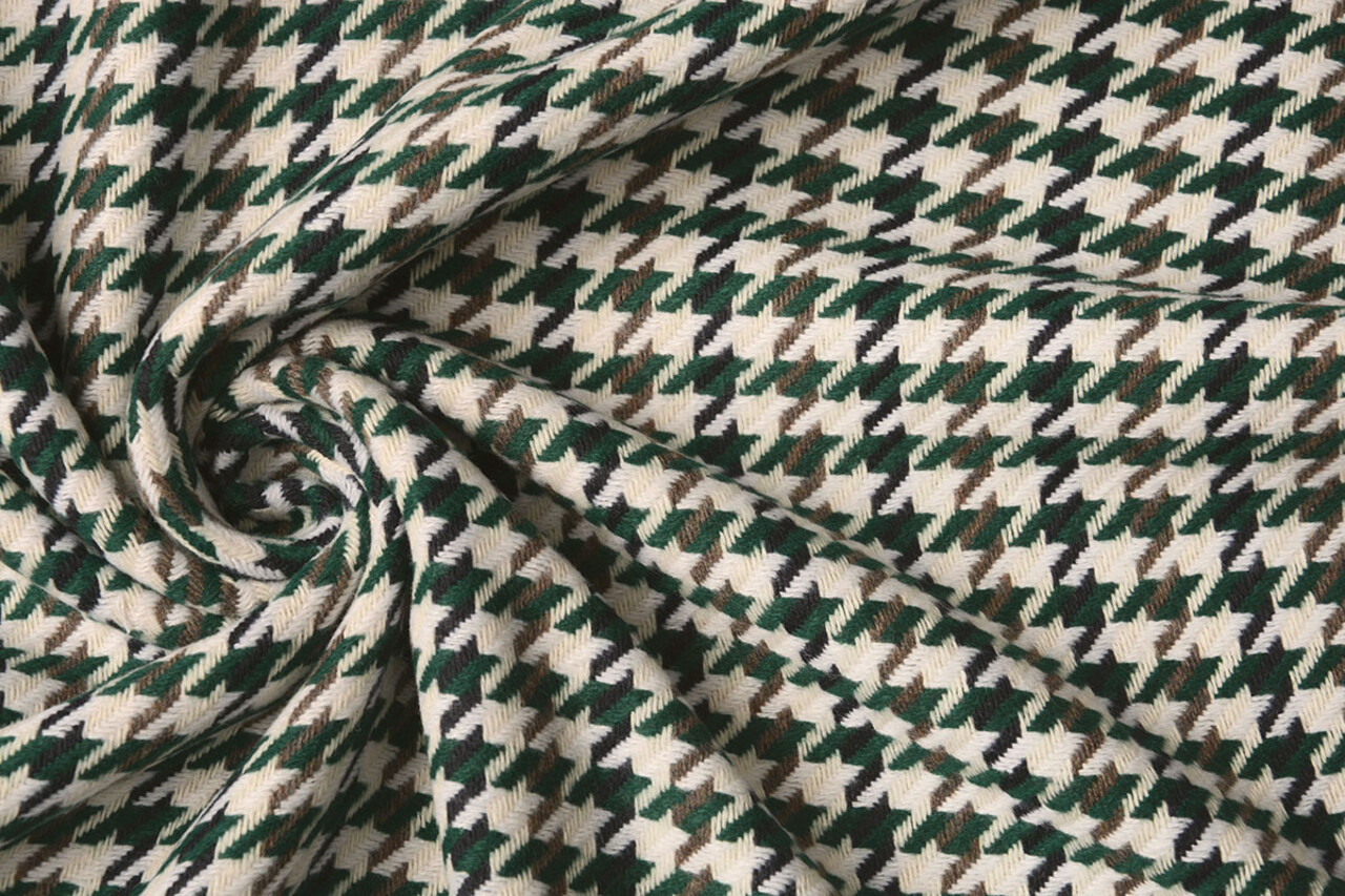 Pied de Poule Bottle Green