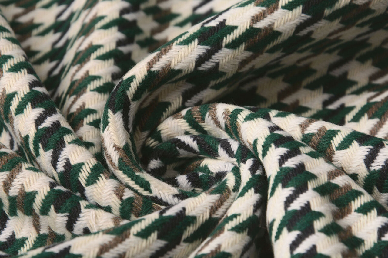 Pied de Poule Bottle Green