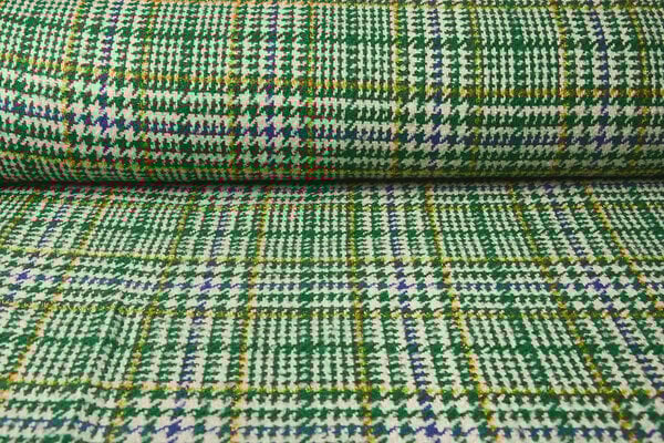 Wollen Bouclé Shakiri Grasgroen