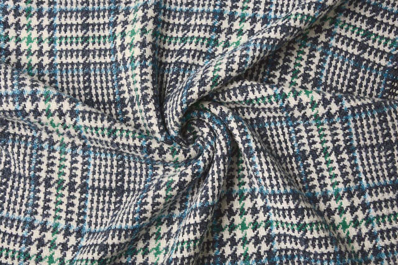 Wollen Bouclé Shakiri Blauw