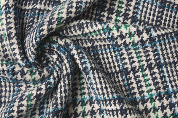 Wool Bouclé Shakiri Blue Wool Bouclé Shakiri Blue