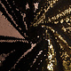 Reversible Sequin Fabric  Brown - Gold