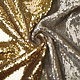 Reversible Sequin Fabric Gold - Silver