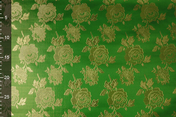 Brokaat Roos Dide Groen Brokaat Roos Dide Groen