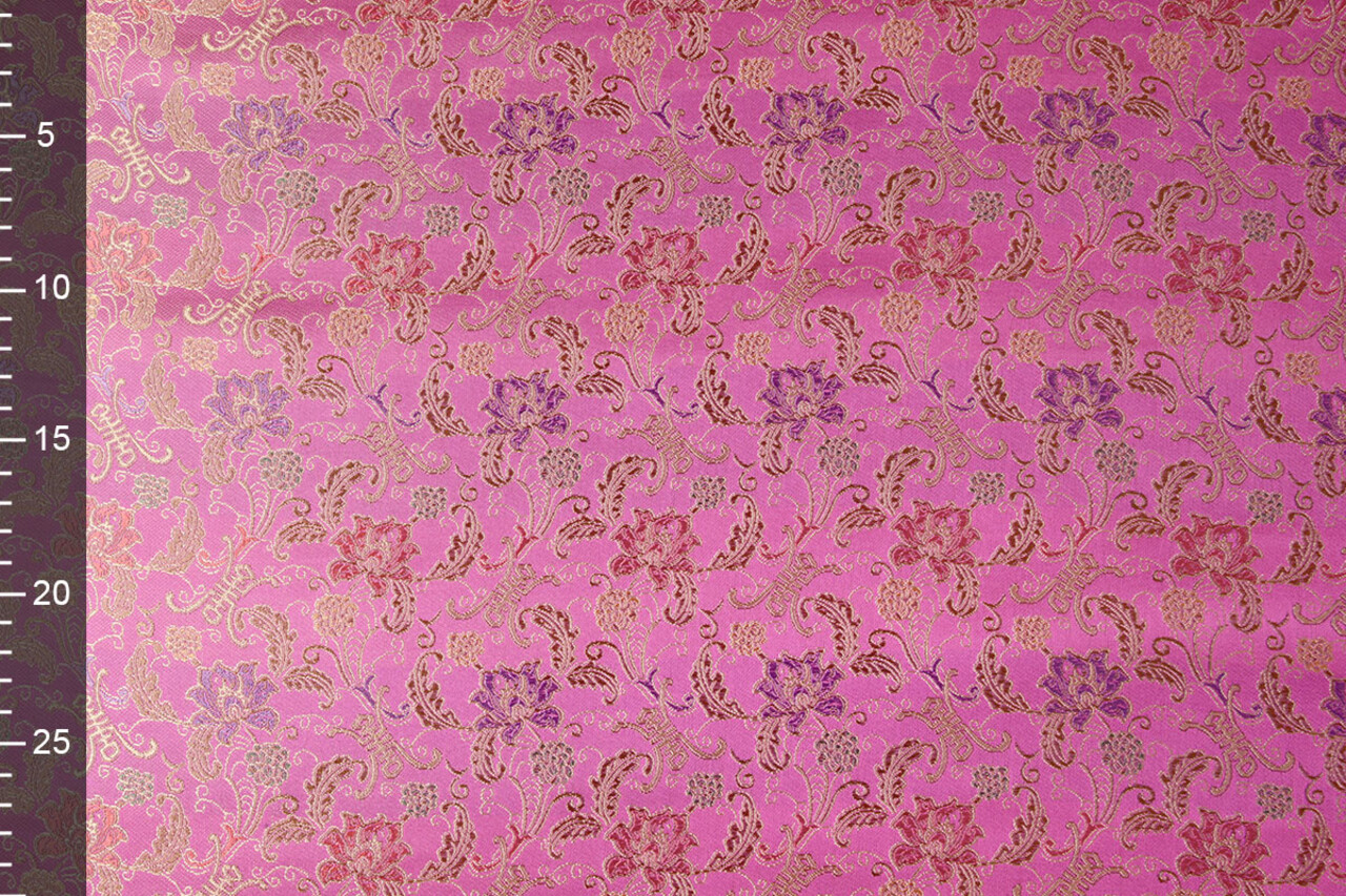 Brocade Paisley Asiara  Fuchsia