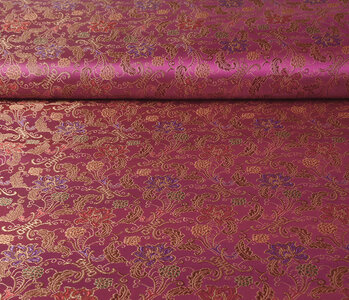 Brokaat Paisley Asiara Fuchsia