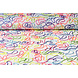 Velours Tissu Blanc avec Multicolore Veter Velours Tissu Blanc avec Multicolore Veter
