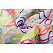 Velours Tissu Blanc avec Multicolore Veter Velours Tissu Blanc avec Multicolore Veter