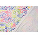 Velours Tissu Blanc avec Multicolore Veter Velours Tissu Blanc avec Multicolore Veter