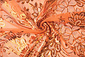 Sequins on Mesh Jamella Orange