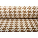 Teddy Tessuto Pied Il Poule Beige Marrone Teddy Tessuto Pied Il Poule Beige Marrone