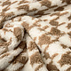 Teddystoff  Pied de Poule Beige Braun