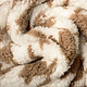 Curly Teddy  Pied de Poule Beige Brown