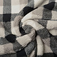 Curly Teddy Checkered Grey