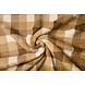 Teddy Tela Cuadros Moca Marrón Teddy Tela Cuadros Moca Marrón