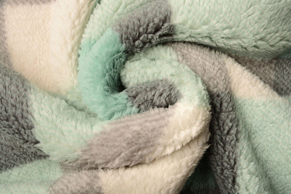 Teddy Stof Grote Ruit Mint Groen Teddy Stof Grote Ruit Mint Groen