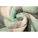 Teddy Tela Grandes Cuadros Menta Verde