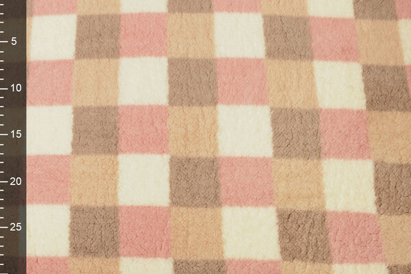 Curly Teddy Checkered Multicolor Curly Teddy Checkered Multicolor