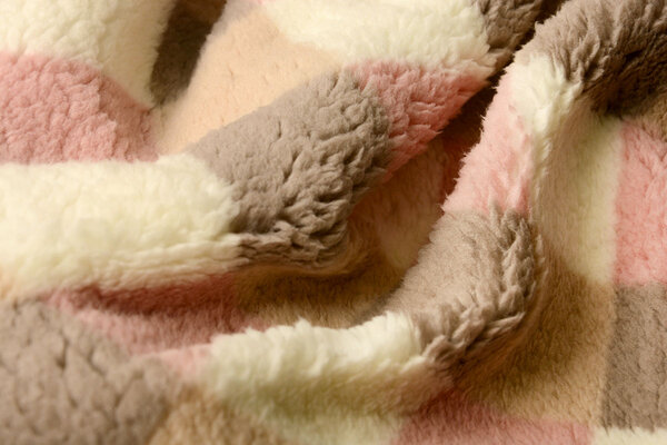 Curly Teddy Checkered Multicolor Curly Teddy Checkered Multicolor