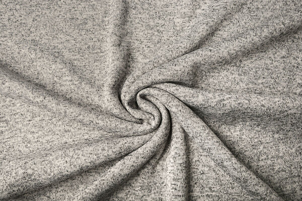 De Punto Tejido de Sudadera, Pelo Jaspeado Gris De Punto Tejido de Sudadera, Pelo Jaspeado Gris