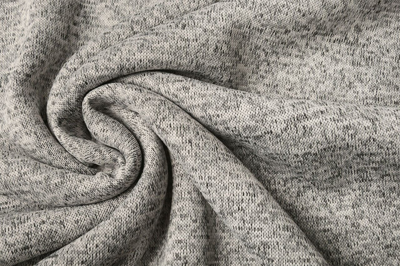 Knitted Jogging, Fur Melange Grey Knitted Jogging, Fur Melange Grey