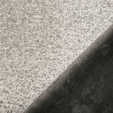 A Maglia Felpa, Pelliccia Mélange Grigio