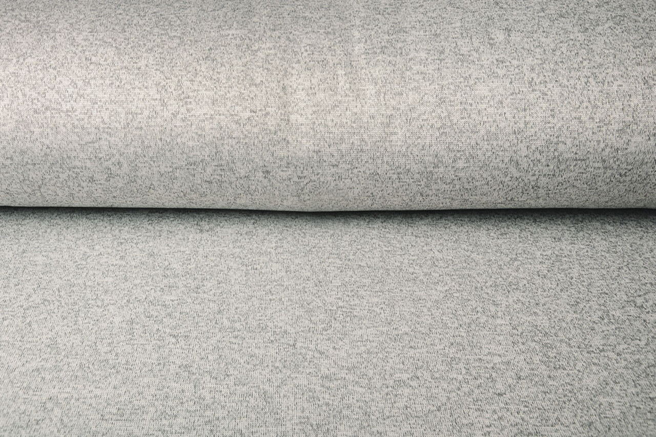 Knitted Jogging, Fur Melange Silver Knitted Jogging, Fur Melange Silver