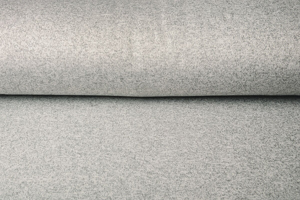 Knitted Jogging, Fur Melange Silver Knitted Jogging, Fur Melange Silver