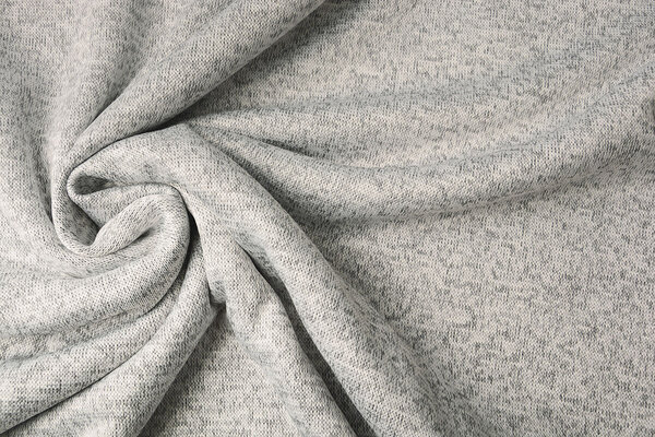 Knitted Jogging, Fur Melange Silver Knitted Jogging, Fur Melange Silver