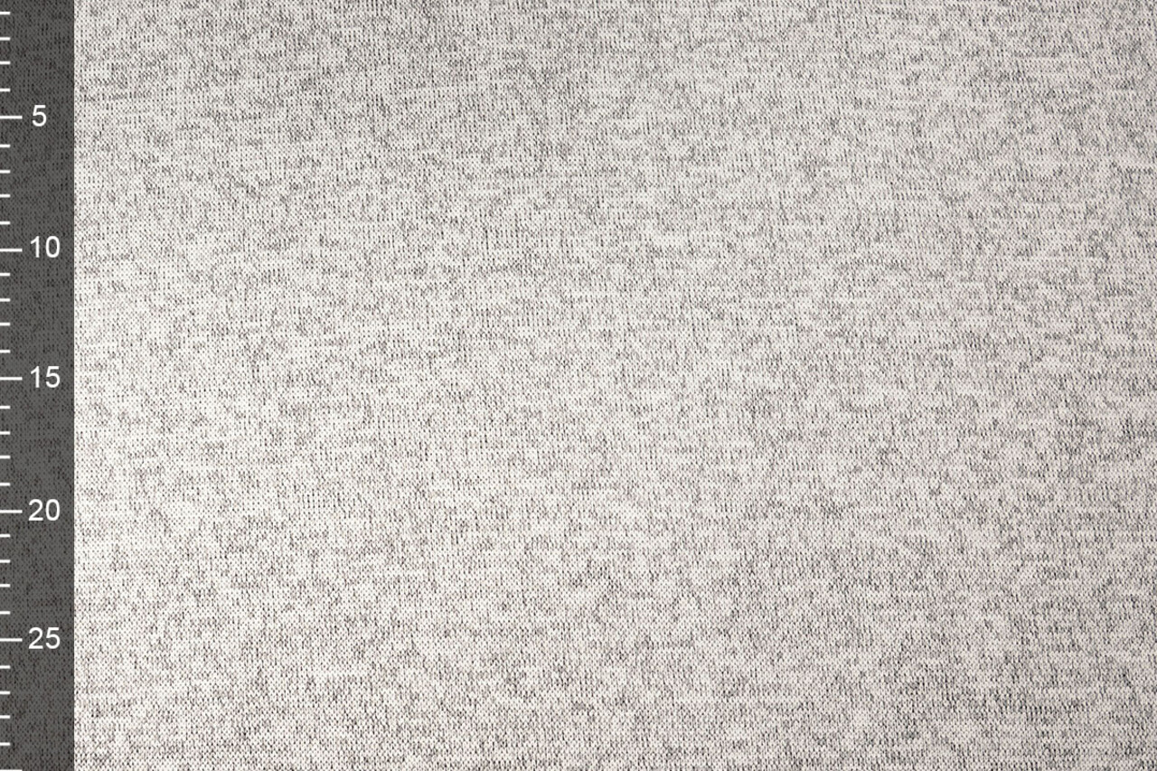 Sweatstoff Gestrickt, Bunt Melange Silber Sweatstoff Gestrickt, Bunt Melange Silber