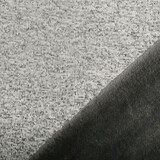 De Punto Tejido de Sudadera, Pelo Jaspeado Plateado Gris