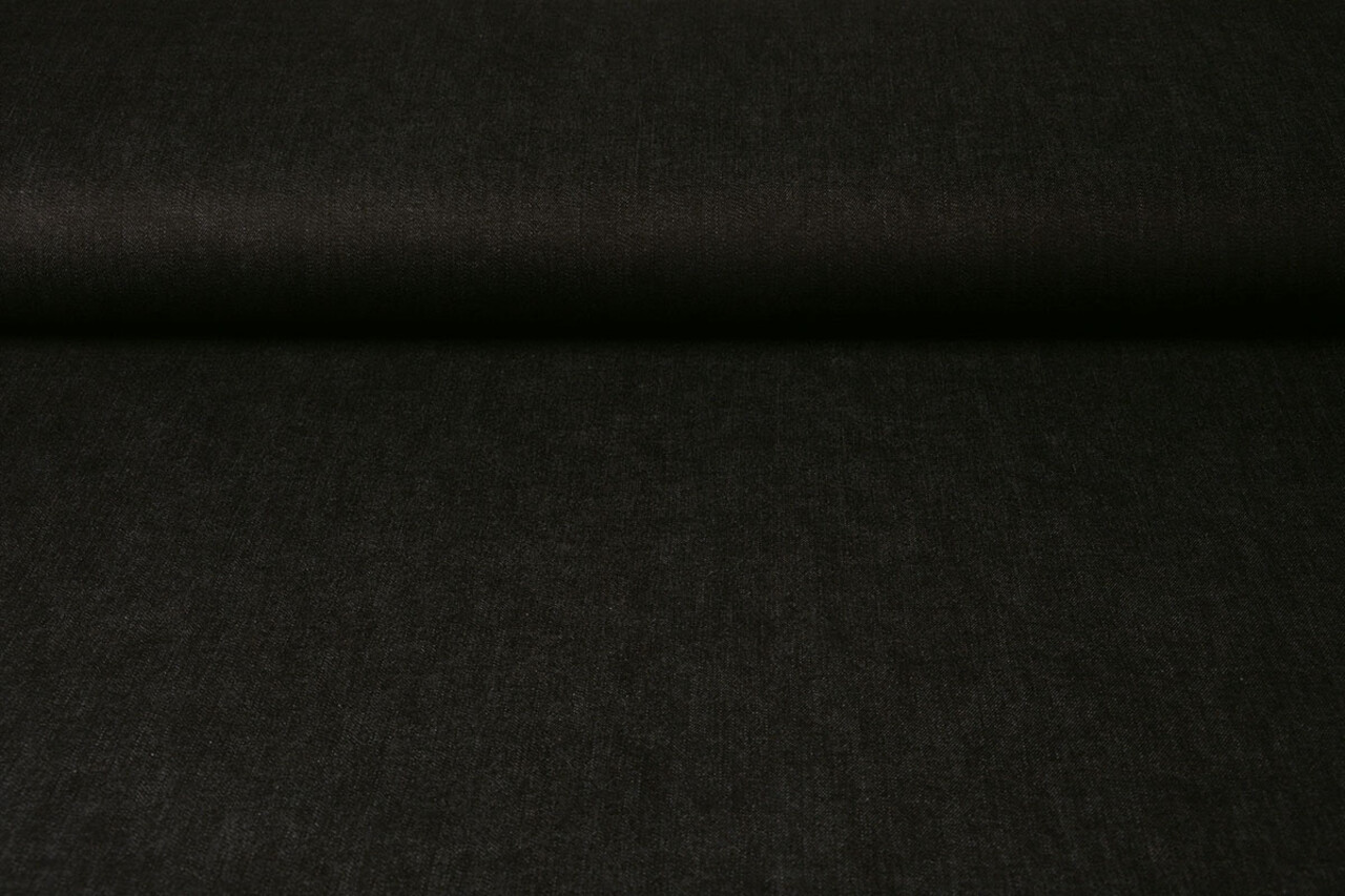 Unbleached Denim Jeans-Black