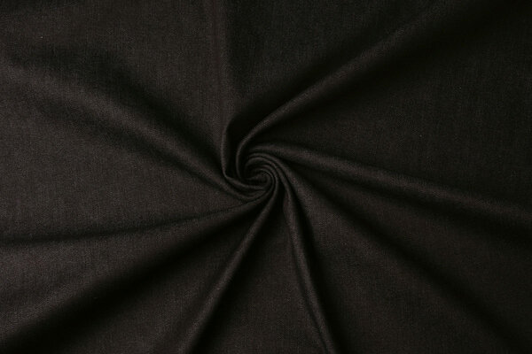 Unbleached Denim Jeans-Black