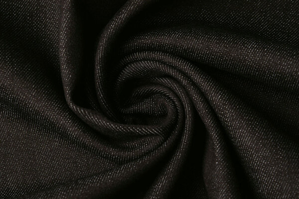 Unbleached Denim Jeans-Black